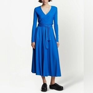 Royal Blue Wrap Dress